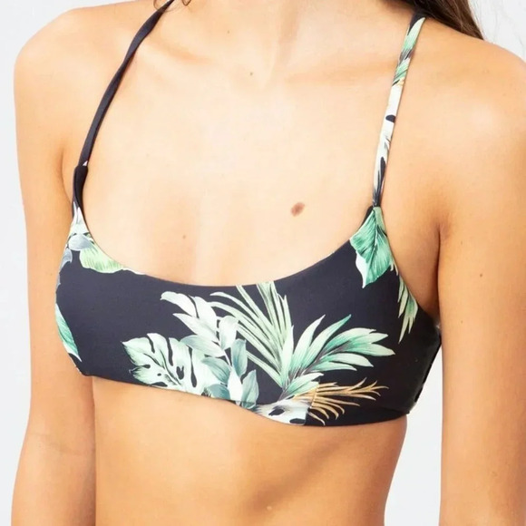 Rip Curl Palmetto Crop Bikini Top, black - Picture 9 of 9